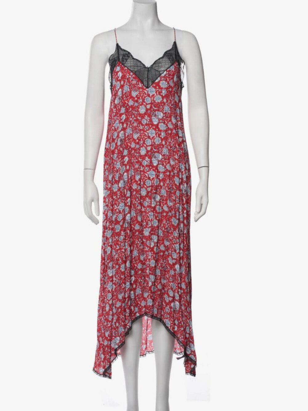 Zadig & Voltaire Floral Print Midi Length Dress